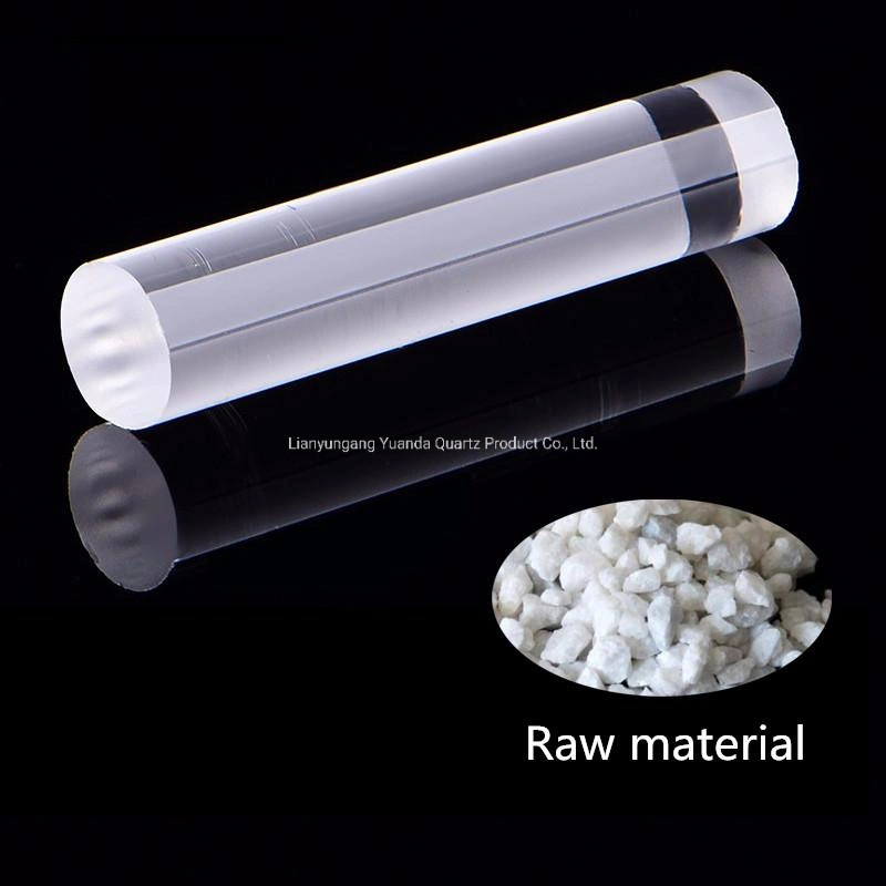 High Purity Laboratory Fused Silica Quartz Glass Rod