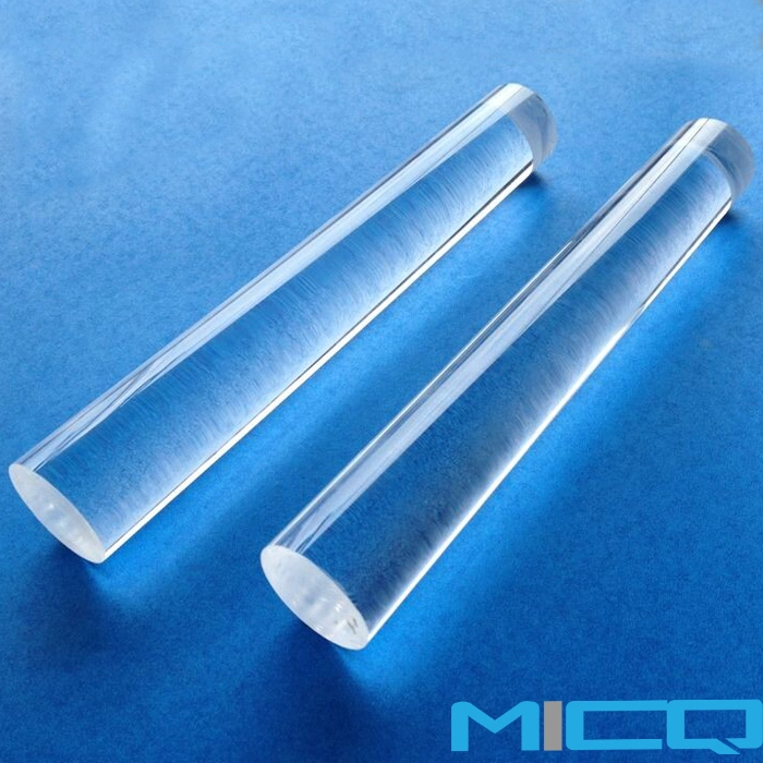 High Purity Silica Fused Quartz Glass Rod Transparent with High Temperature Resistant