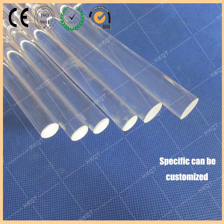 Clear Quartz Glass Rod Clear Quartz Rod for Solar or Semiconductor