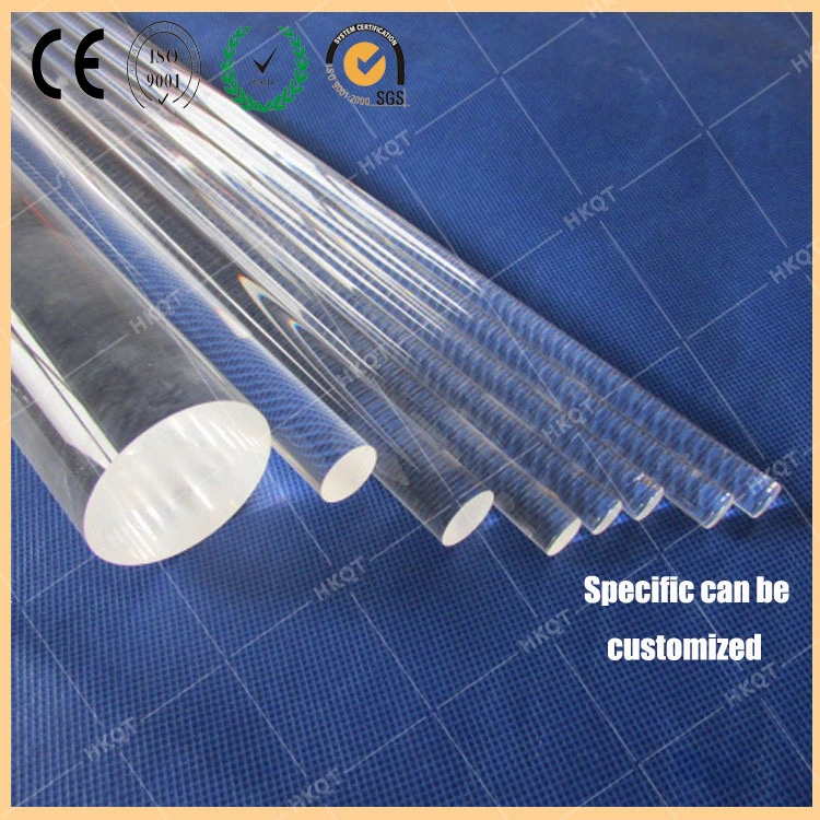 Clear Quartz Glass Rod Clear Quartz Rod for Solar or Semiconductor