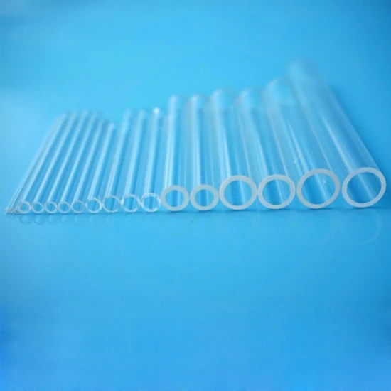 Instrumentos de laboratorio de tubos de vidrio de cuarzo Sílice fundida